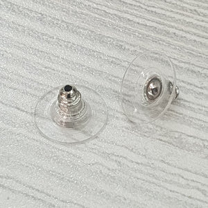 Earrings made of real capiz shells mini 12mm / EA-0010
