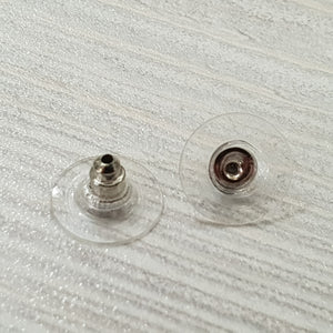 Earrings made of real capiz shells mini 12mm / EA-0015