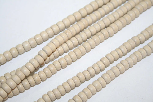 Woodbeads 4-5mm / item no.123-17-471 /  40cm / 100pcs /