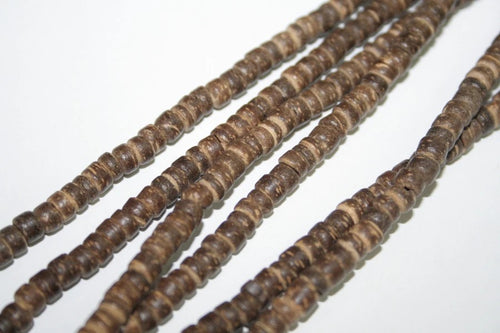 Woodbeads 4-5mm / item no.11-03-519-23 /  40cm / 100pcs /