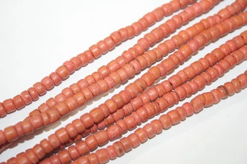 Woodbeads 4-5mm / item no.77-702-12 /  40cm / 100pcs /