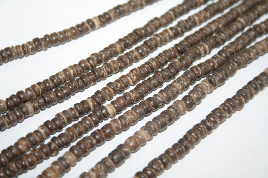 Woodbeads 4-5mm / item no.27-16-664 /  40cm / 100pcs /