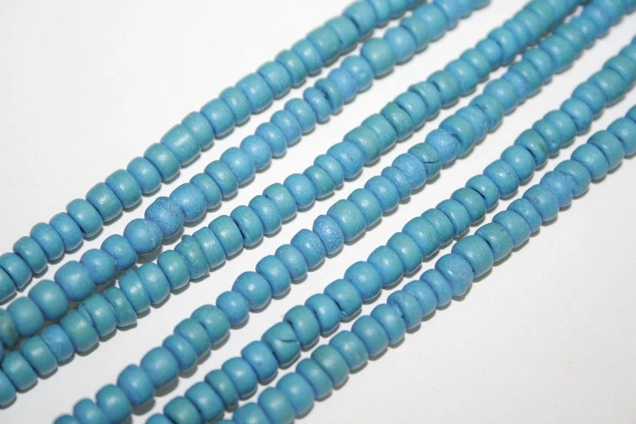 Woodbeads 4-5mm / item no.35-16-478 /  40cm / 100pcs /