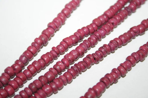 Woodbeads 4-5mm / item no.52-16-424 /  40cm / 100pcs /