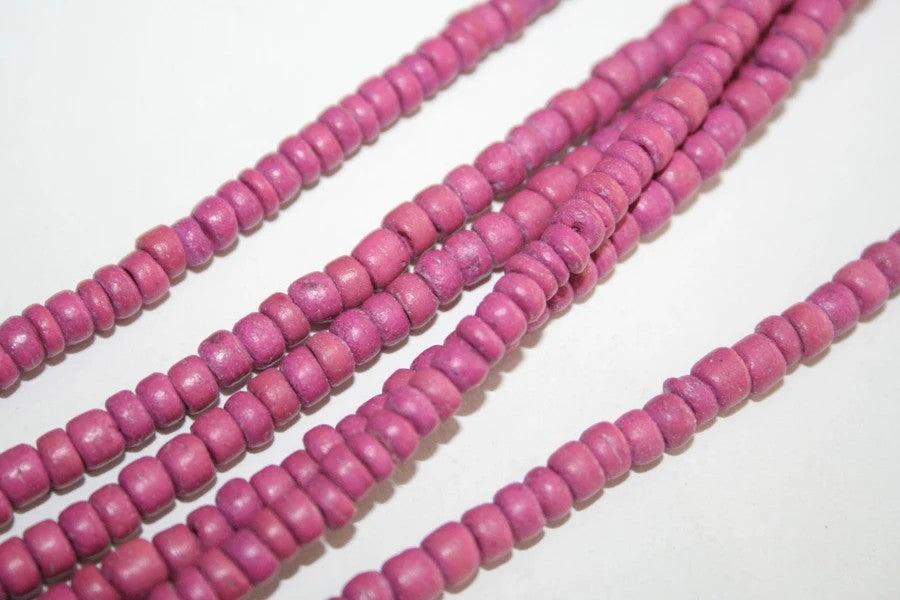 Woodbeads 4-5mm / item no.45-16-488 /  40cm / 100pcs /