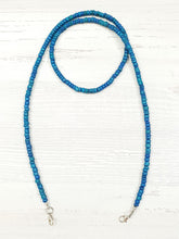 Load image into Gallery viewer, 12 Mask Necklaces assorted colors 4-5mm 75cm / made from Natural Materials / 4002.1422